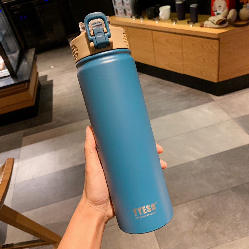 Large Stainless Steel Travel Thermos Bottle for Coffee Tea Water Double Wall Vacuum Insulated, 25Oz, 36 Hour Hot + 48 Hour Cold