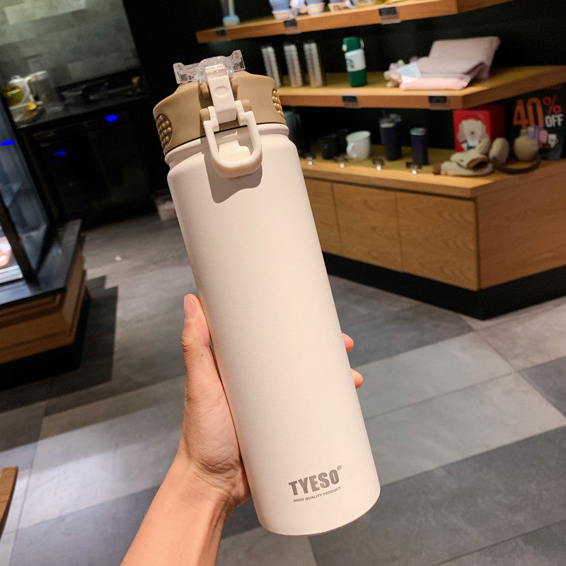 Large Stainless Steel Travel Thermos Bottle for Coffee Tea Water Double Wall Vacuum Insulated, 25Oz, 36 Hour Hot + 48 Hour Cold