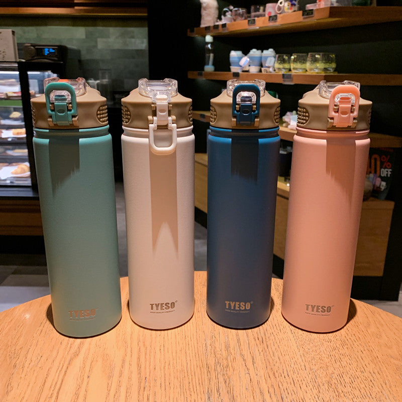 Large Stainless Steel Travel Thermos Bottle for Coffee Tea Water Double Wall Vacuum Insulated, 25Oz, 36 Hour Hot + 48 Hour Cold