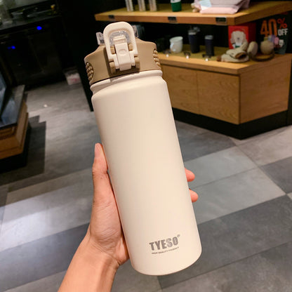 Large Stainless Steel Travel Thermos Bottle for Coffee Tea Water Double Wall Vacuum Insulated, 25Oz, 36 Hour Hot + 48 Hour Cold